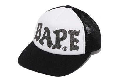 BAPE 閃亮印花網眼帽