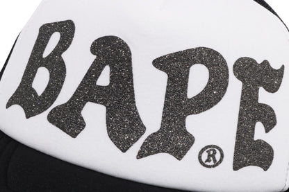 BAPE 閃亮印花網眼帽