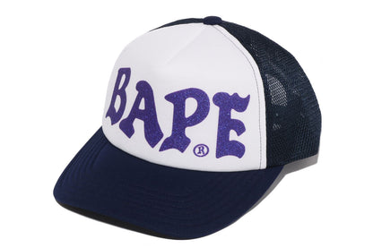BAPE 閃亮印花網眼帽