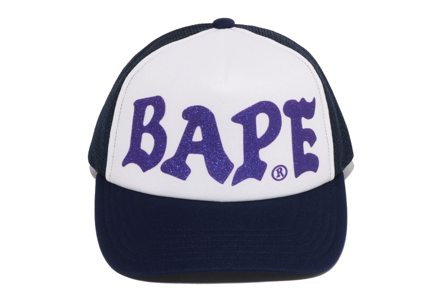 BAPE 閃亮印花網眼帽