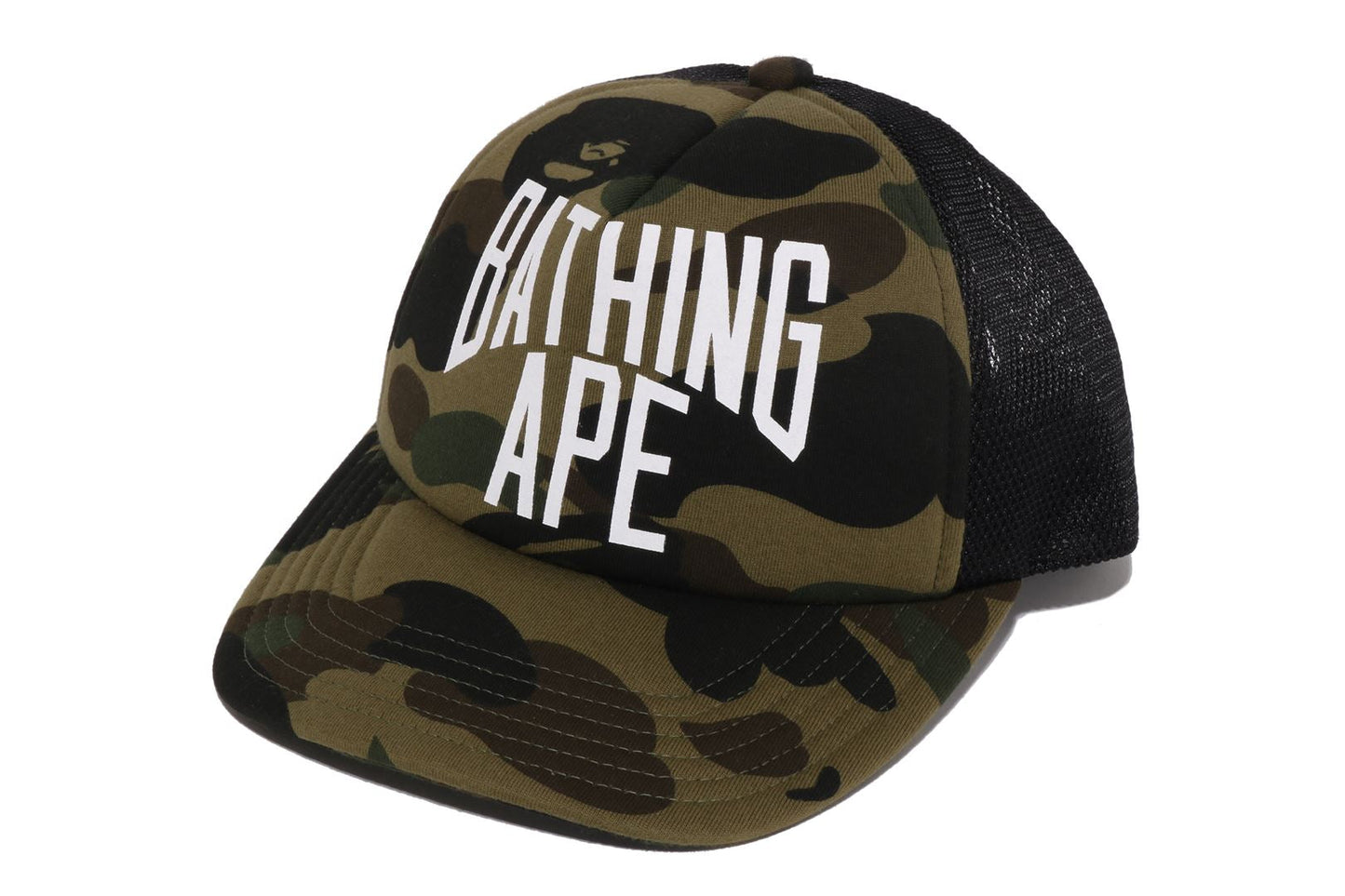 BAPE 1ST CAMO NYC LOGO 網眼帽