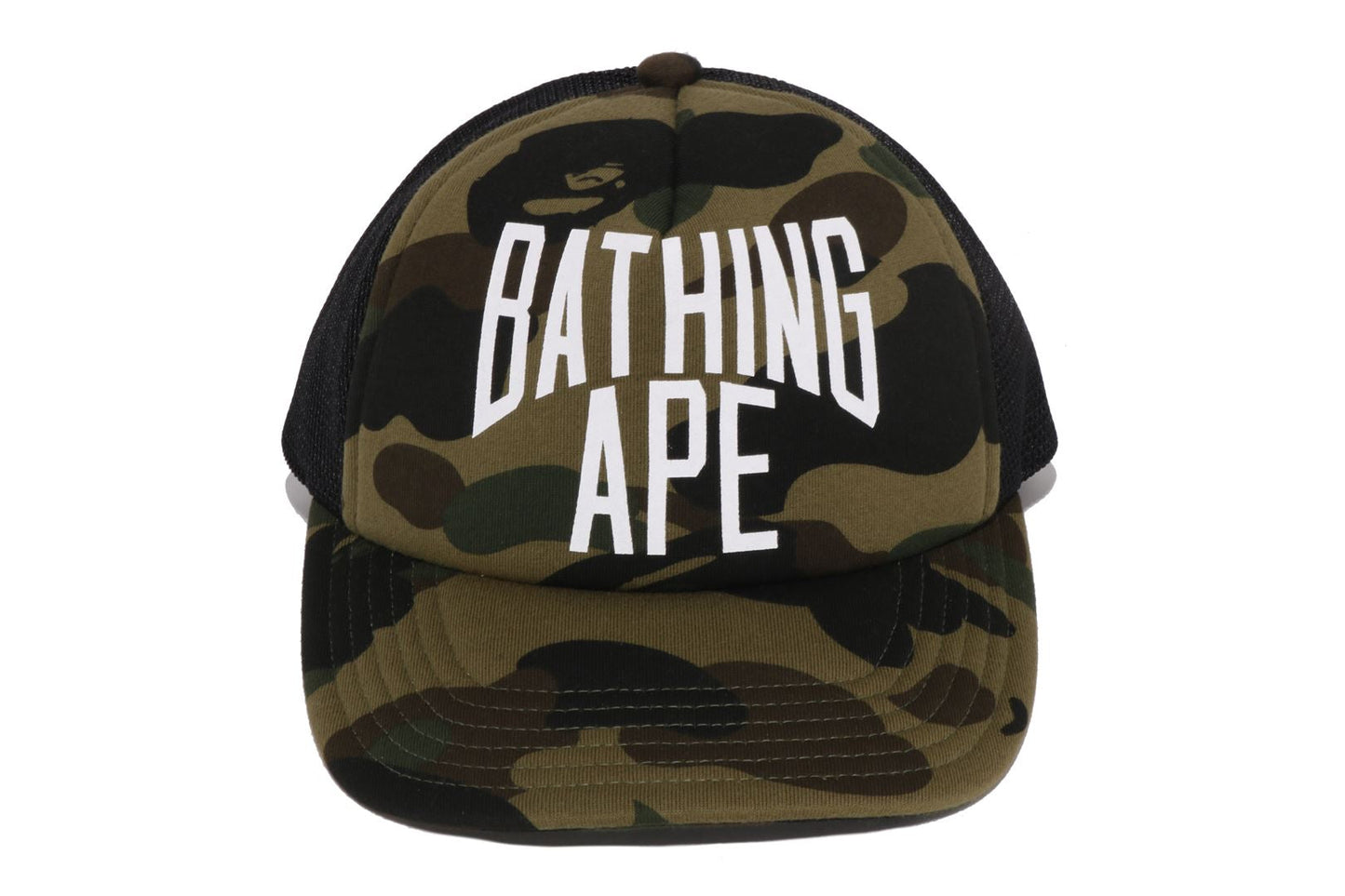 BAPE 1ST CAMO NYC LOGO 網眼帽