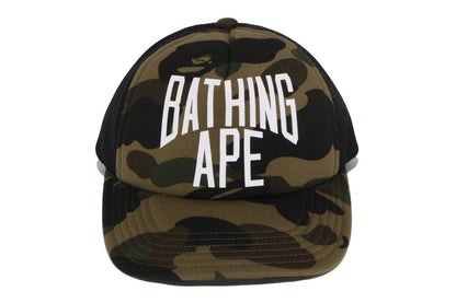 BAPE 1ST CAMO NYC LOGO 網眼帽