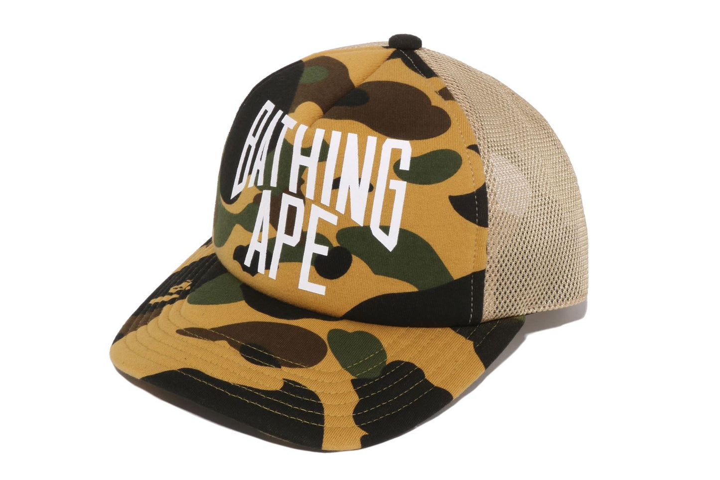 BAPE 1ST CAMO NYC LOGO 網眼帽