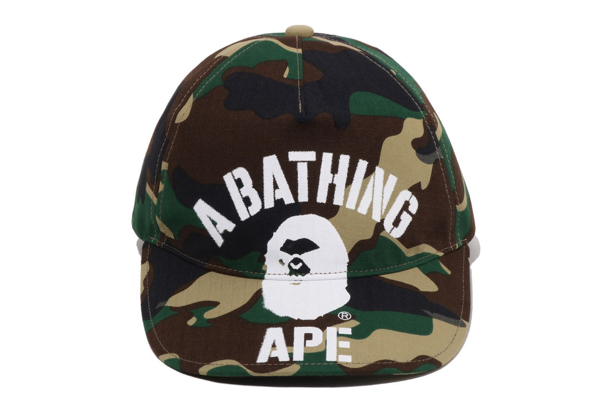 BAPE GLITCH WOODLAND CAMO CAP