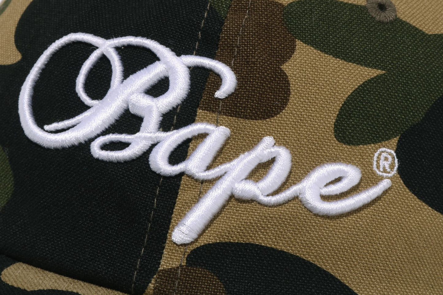 BAPE 1ST CAMO BAPE PANEL CAP