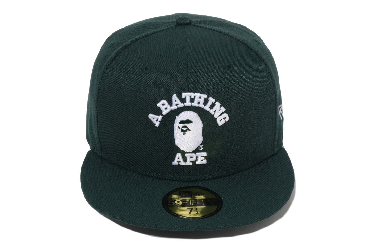 BAPE GLOW IN THE DARK COLLEGE NEW ERA 59FIFTY CAP