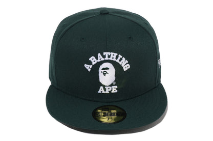 BAPE GLOW IN THE DARK COLLEGE NEW ERA 59FIFTY CAP