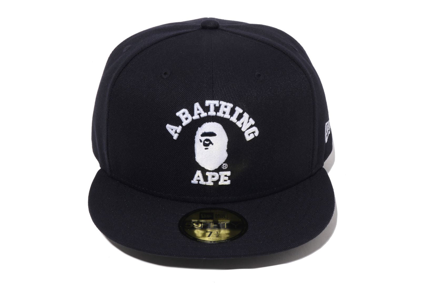 BAPE GLOW IN THE DARK COLLEGE NEW ERA 59FIFTY CAP