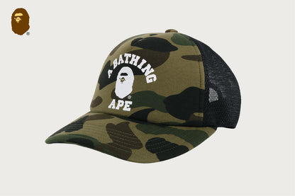 BAPE 1ST CAMO COLLEGE 網眼帽