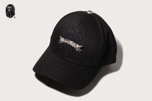 BAPE BAPE BLACK WASHED GOTHIC CAP