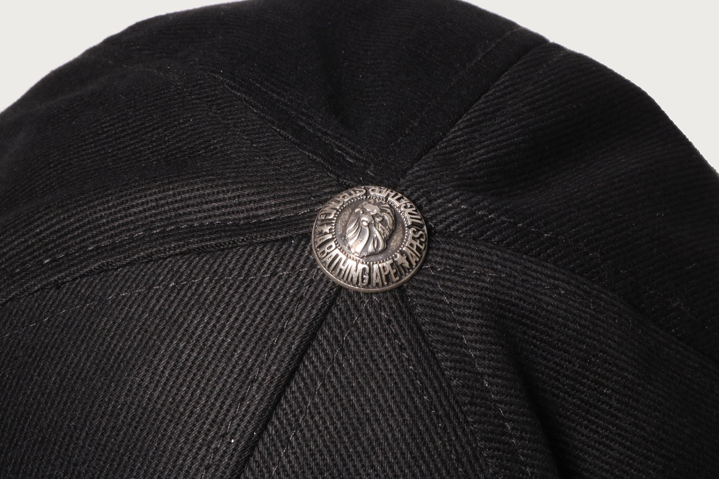 BAPE BAPE BLACK WASHED GOTHIC CAP