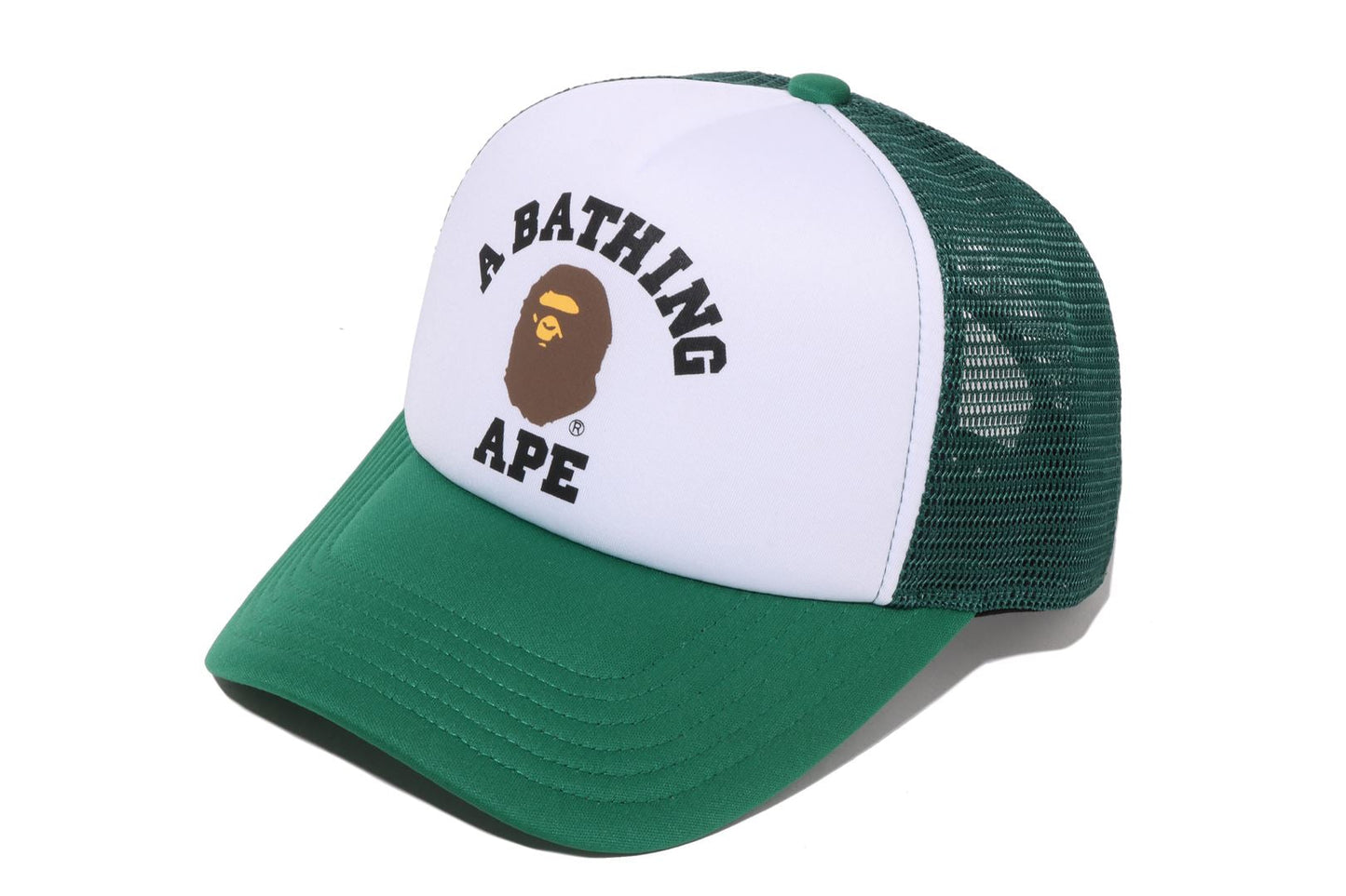 BAPE 大學網眼帽