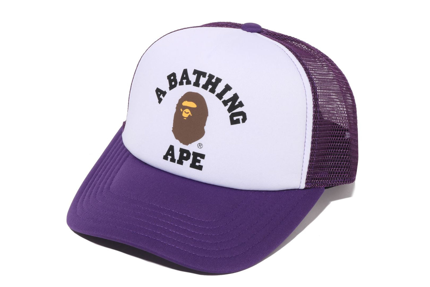 BAPE 大學網眼帽