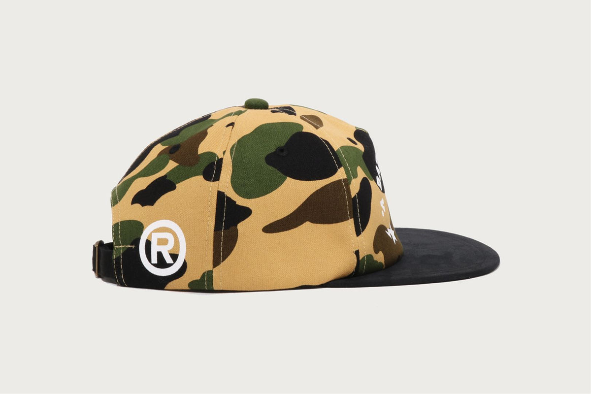 BAPE 1ST CAMO PANEL CAP