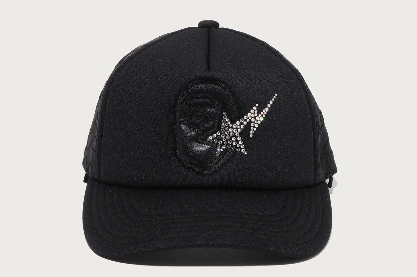 BAPE APE HEAD CRYSTAL MESH CAP