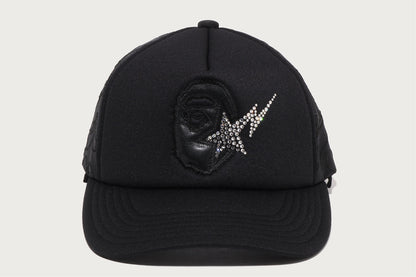 BAPE APE HEAD CRYSTAL MESH CAP