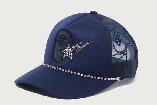 BAPE APE HEAD CRYSTAL MESH CAP