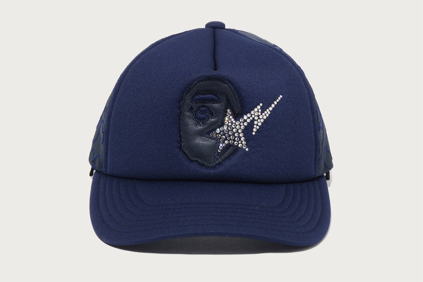 BAPE APE HEAD CRYSTAL MESH CAP