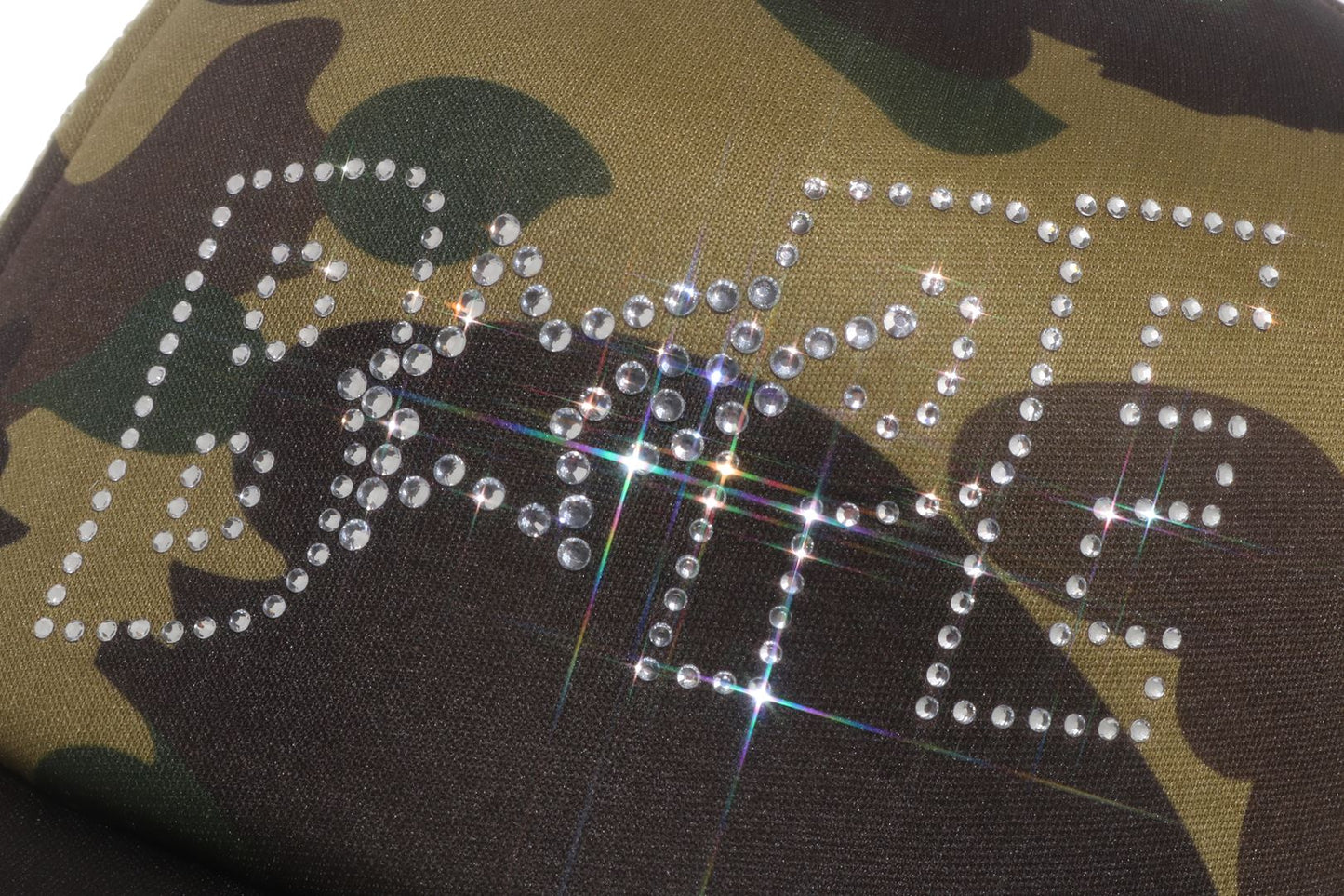 BAPE 1ST CAMO 水晶石 BAPE STA LOGO 網眼帽