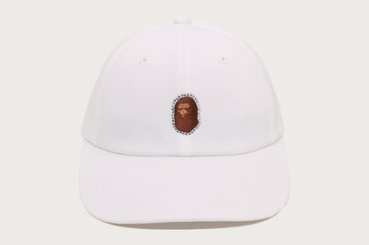 BAPE CRYSTAL STONE APE HEAD PANEL CAP