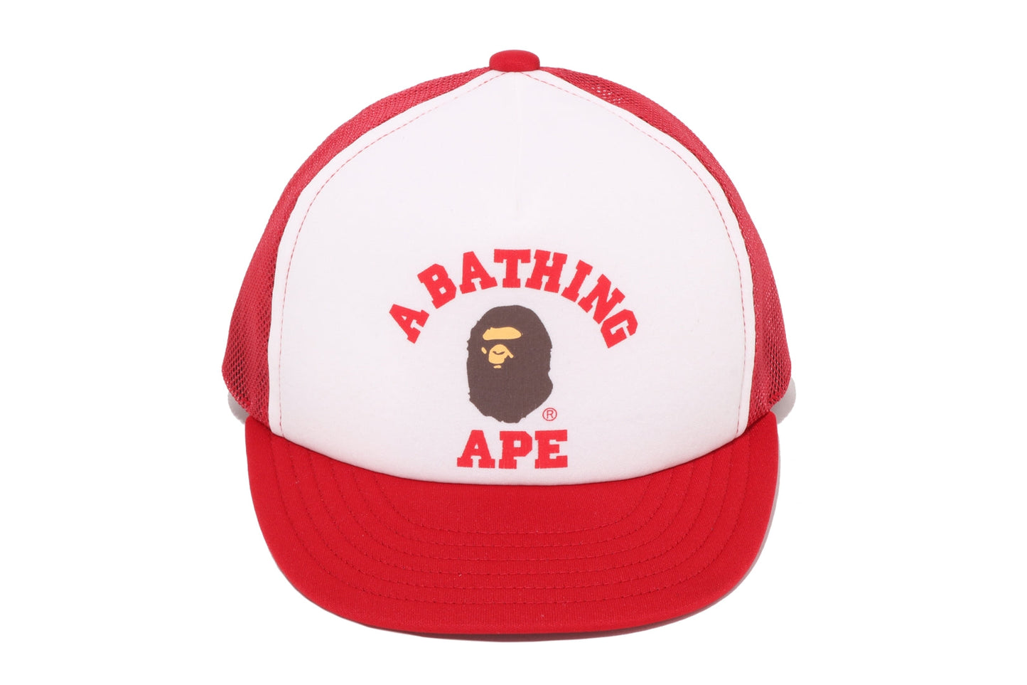 BAPE 大學網眼帽
