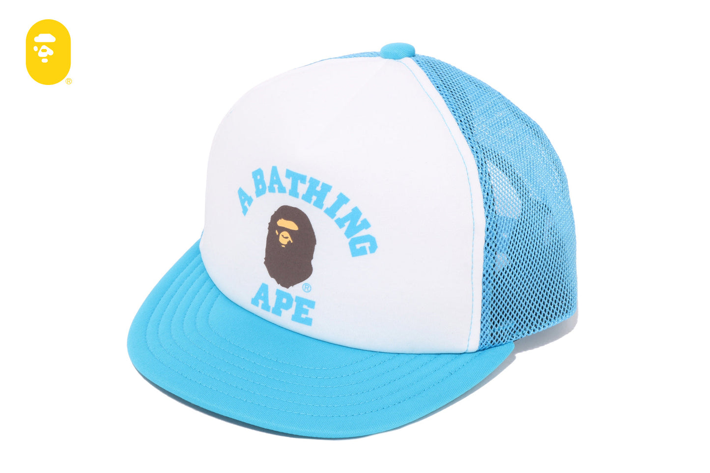 BAPE 大學網眼帽