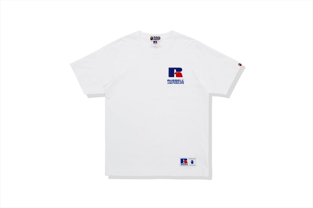 BAPE X RUSSELL 大學T恤