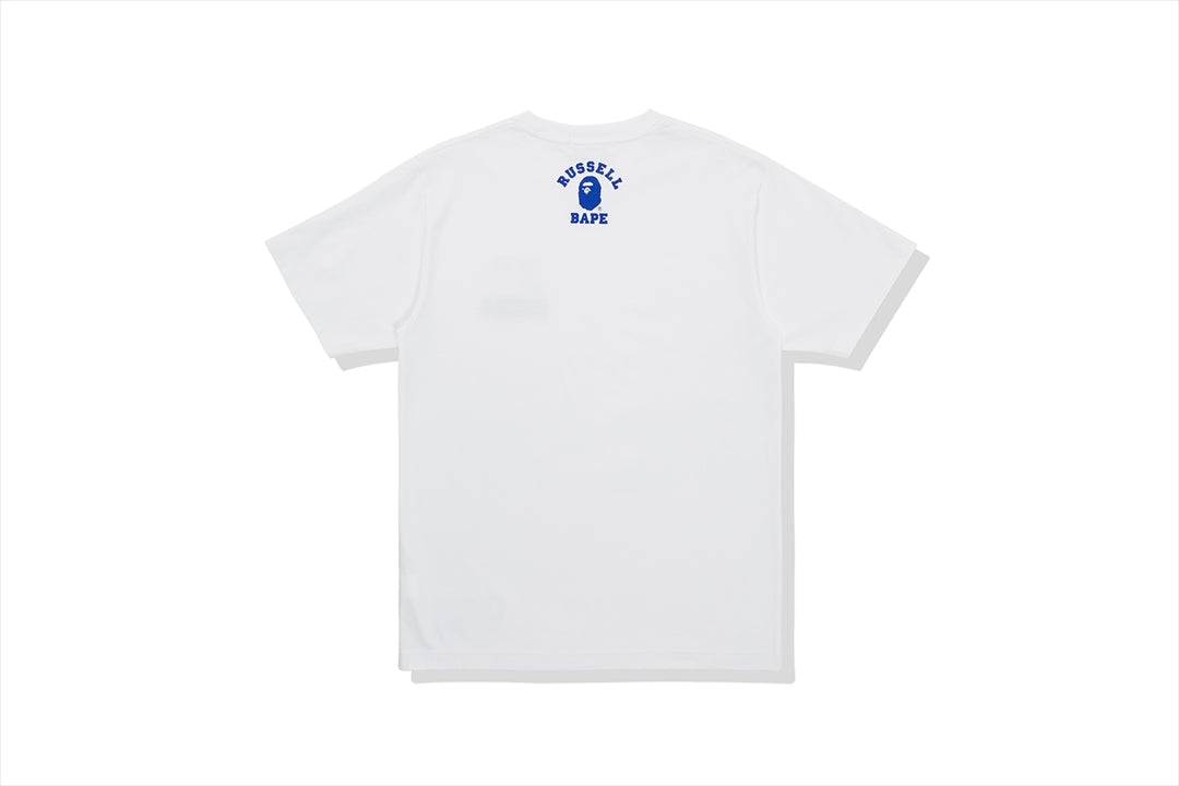 BAPE X RUSSELL 大學T恤