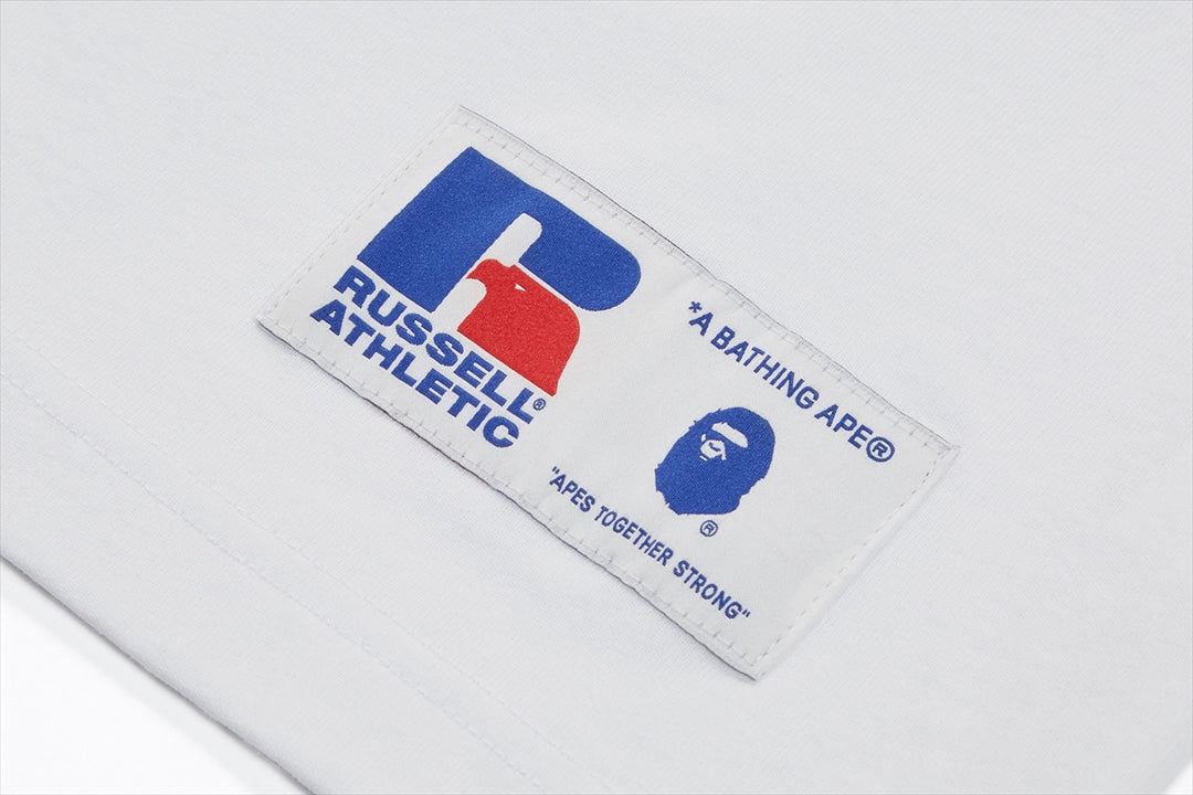 BAPE X RUSSELL 大學T恤