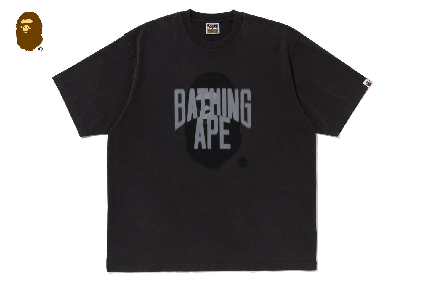 BAPE BLUR GRAPHIC GARMENT DYE OVERSIZED TEE