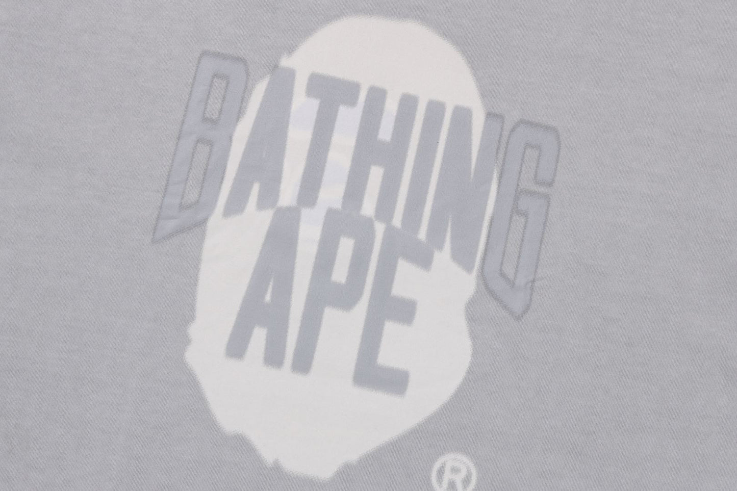 BAPE BLUR GRAPHIC GARMENT DYE OVERSIZED TEE