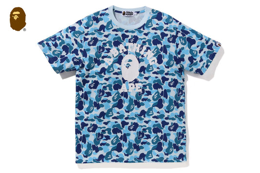 BAPE ABC CAMO COLLEGE TEE