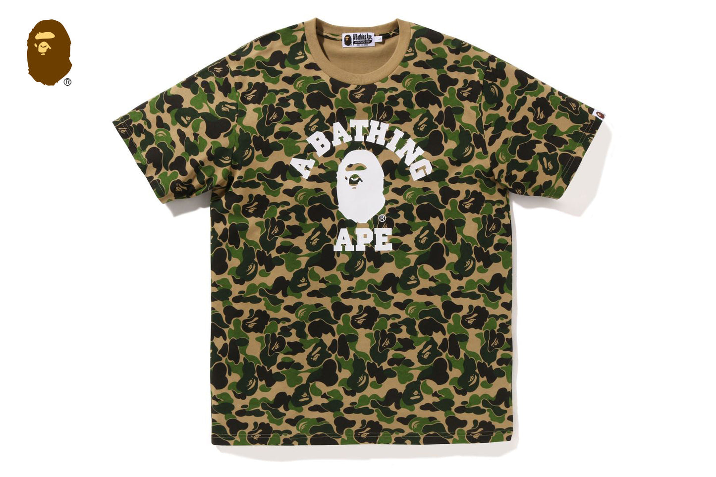BAPE ABC CAMO 大學T恤