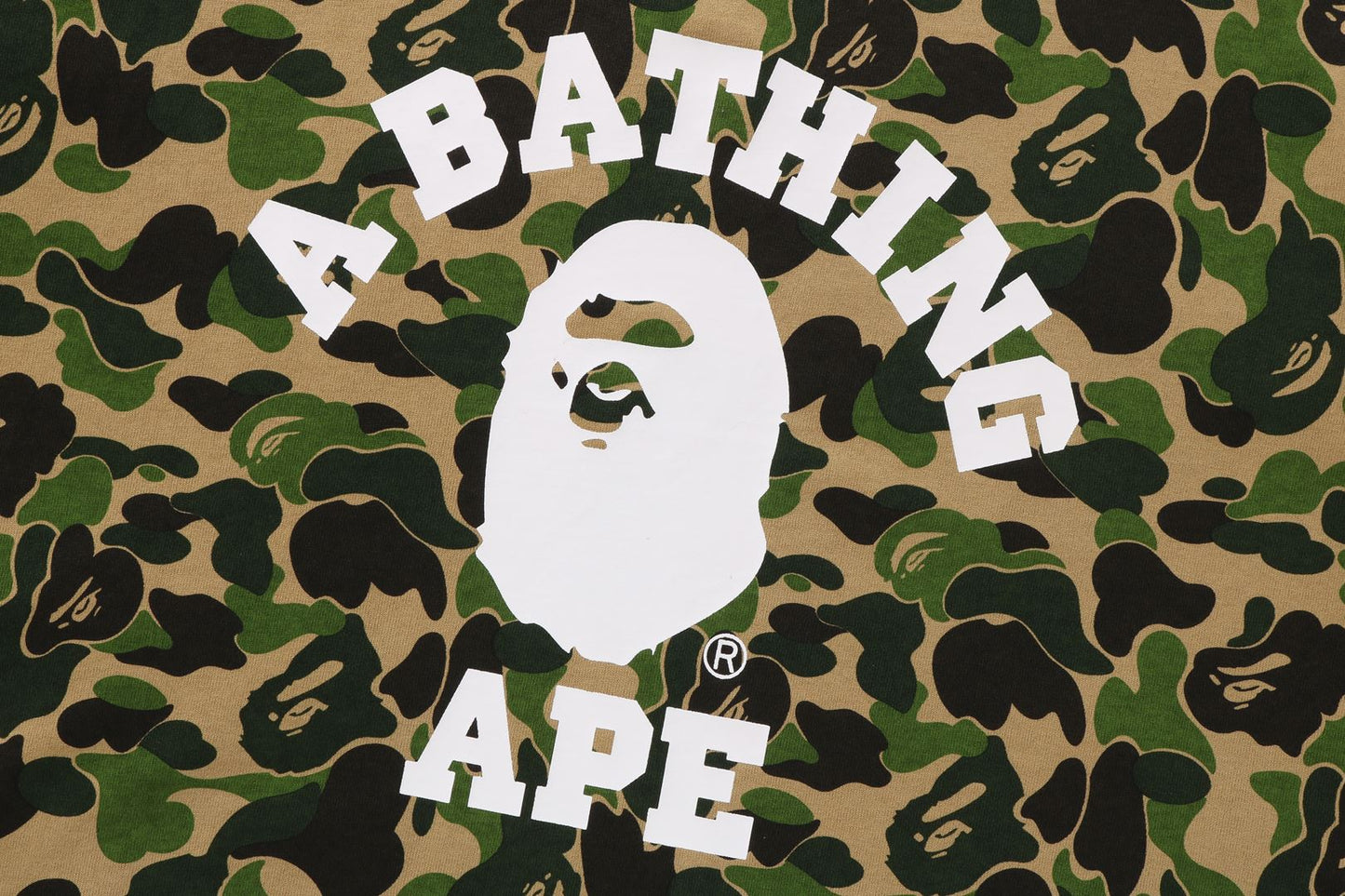 BAPE ABC CAMO 大學T恤