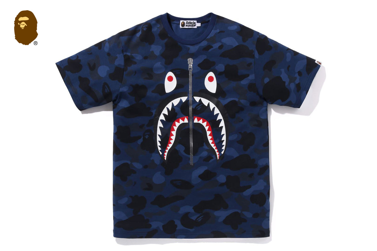 BAPE COLOR CAMO SHARK TEE