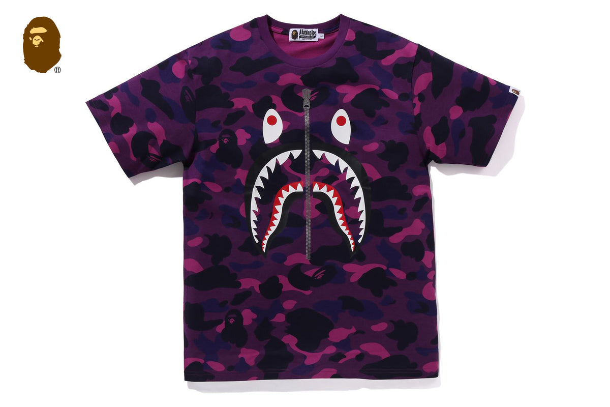BAPE COLOR CAMO SHARK TEE