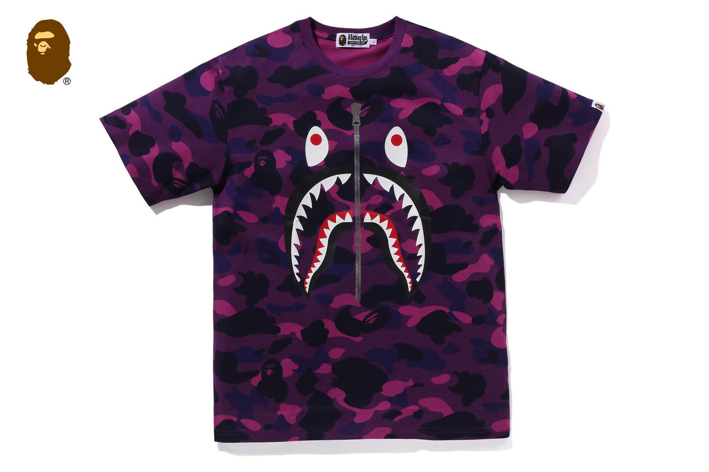 BAPE COLOR CAMO SHARK TEE