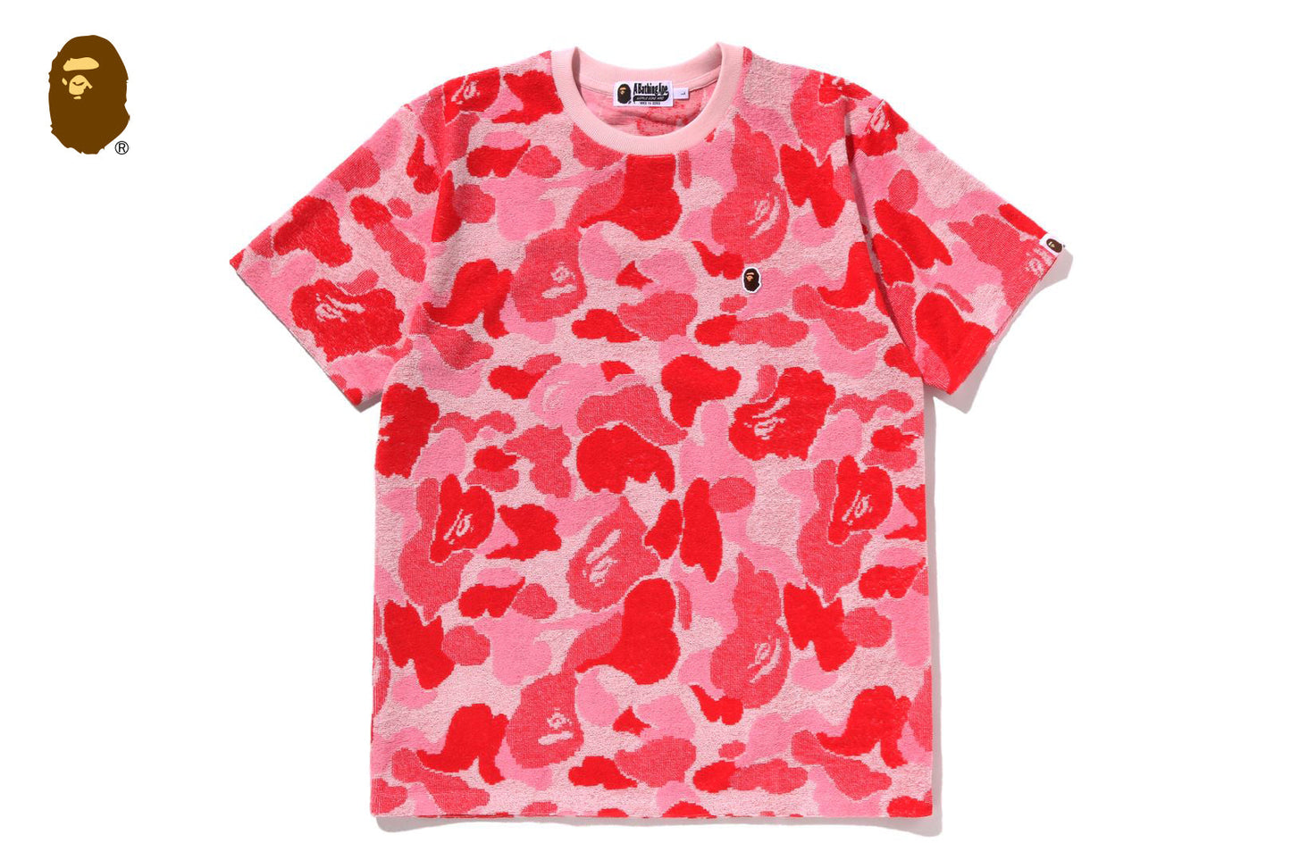 BAPE ABC CAMO PILE JACQUARD ONE POINT TEE