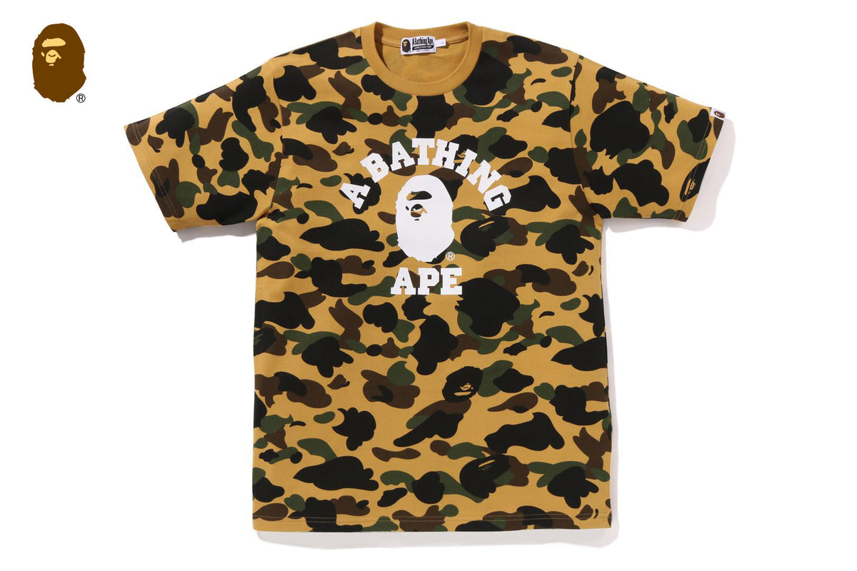 BAPE 1ST CAMO COLLEGE TEE