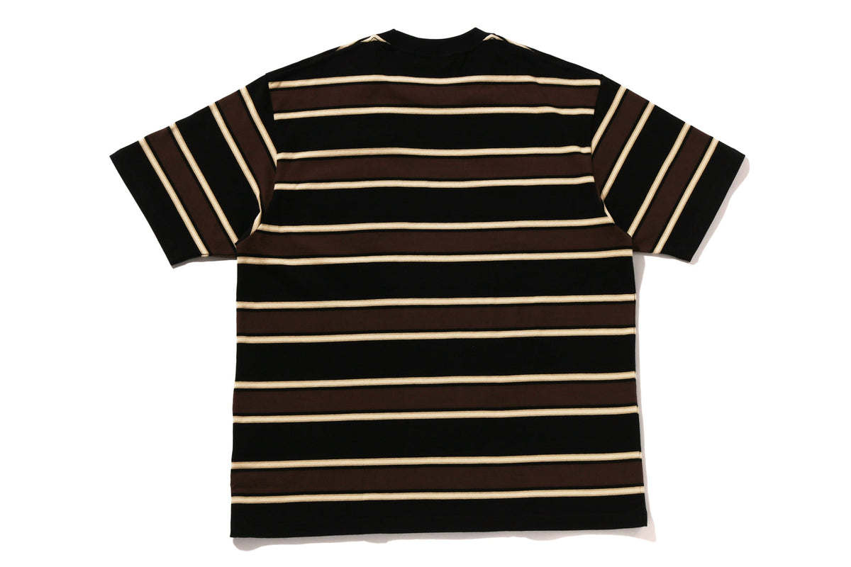 BAPE ONE POINT STRIP RELAXED FIT TEE