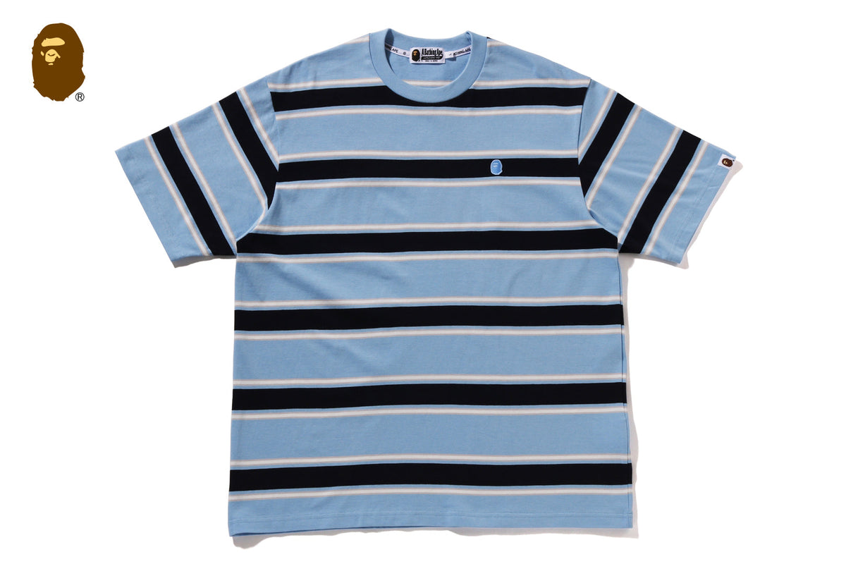 BAPE ONE POINT STRIP RELAXED FIT TEE