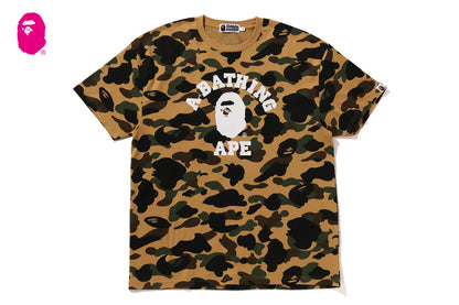 BAPE 1ST CAMO 大學風寬鬆短袖T恤