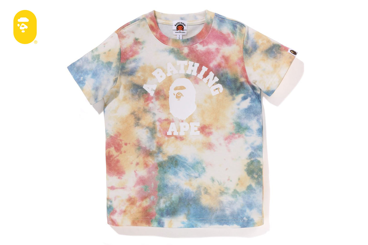 BAPE 大學染色短袖T恤