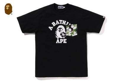 BAPE ABC RESORT CAMO POCKET COLLEGE TEE