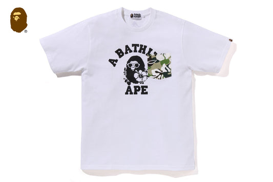 BAPE ABC RESORT CAMO POCKET COLLEGE TEE