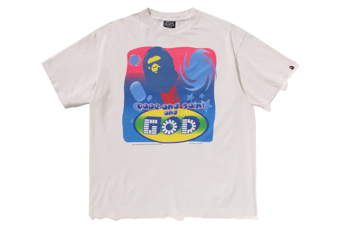 BAPE X SAINT MXX GOD TEE
