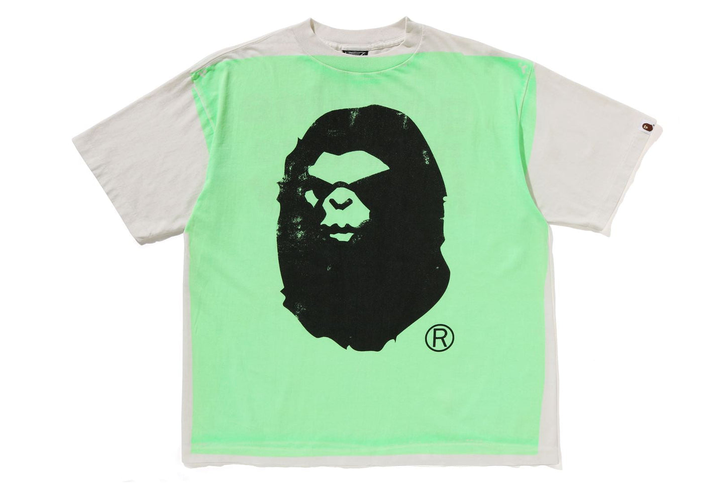 BAPE X SAINT MXX MAD FACE HANDPRINTING TEE
