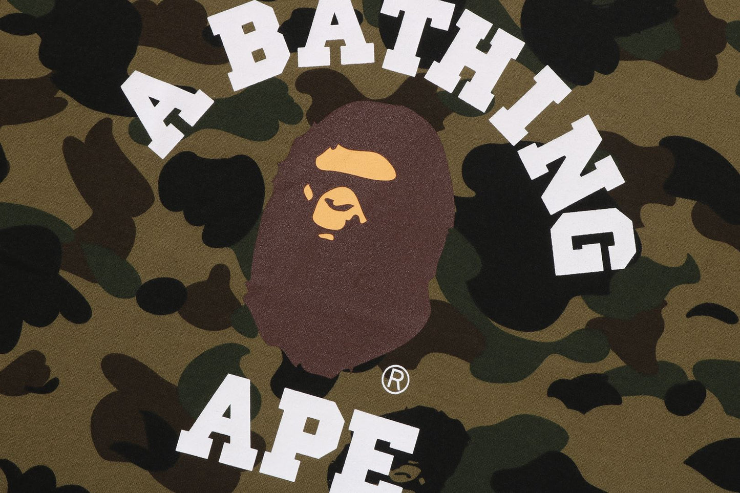 BAPE 1ST CAMO 大學T恤
