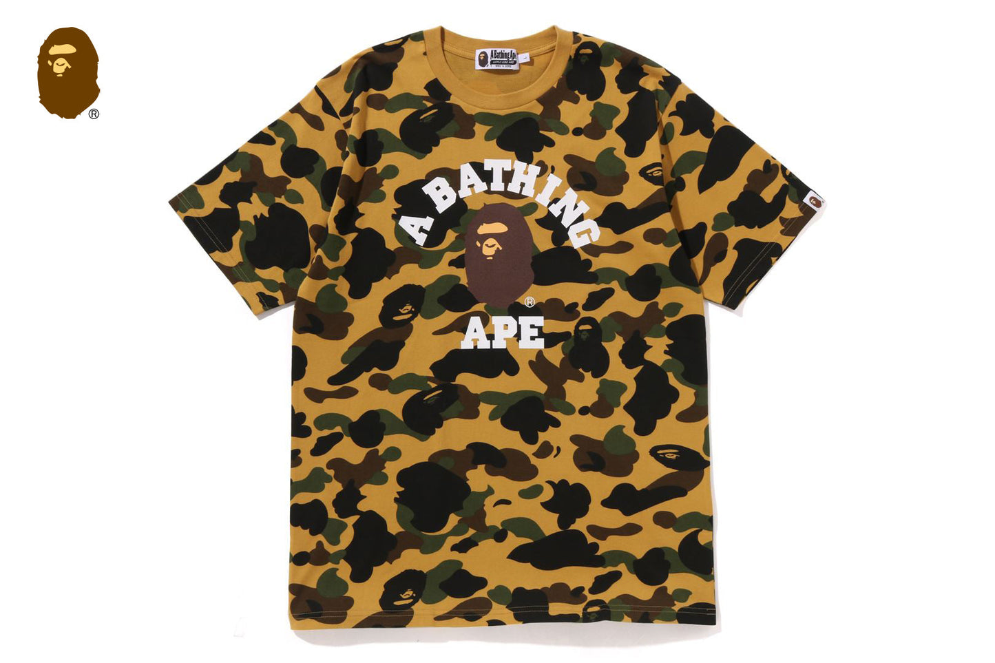 BAPE 1ST CAMO 大學T恤